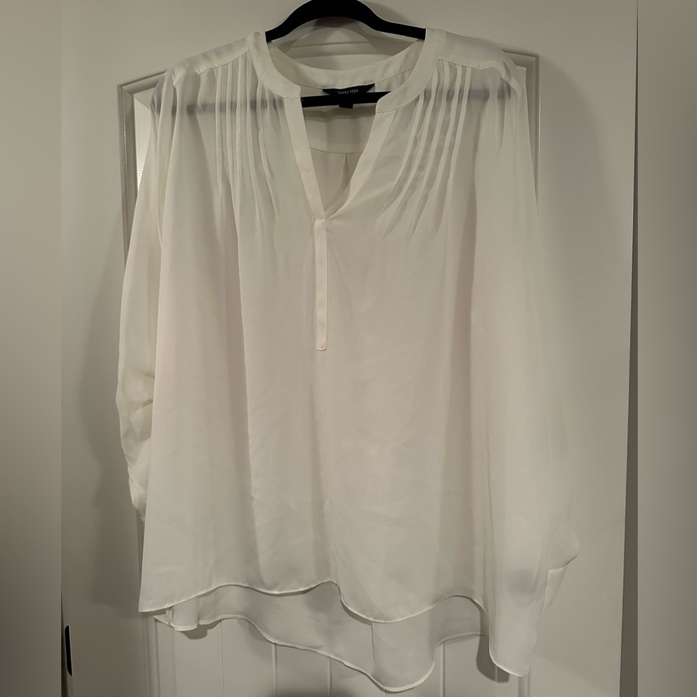 Simply Vera Vera Wang Cream Blouse